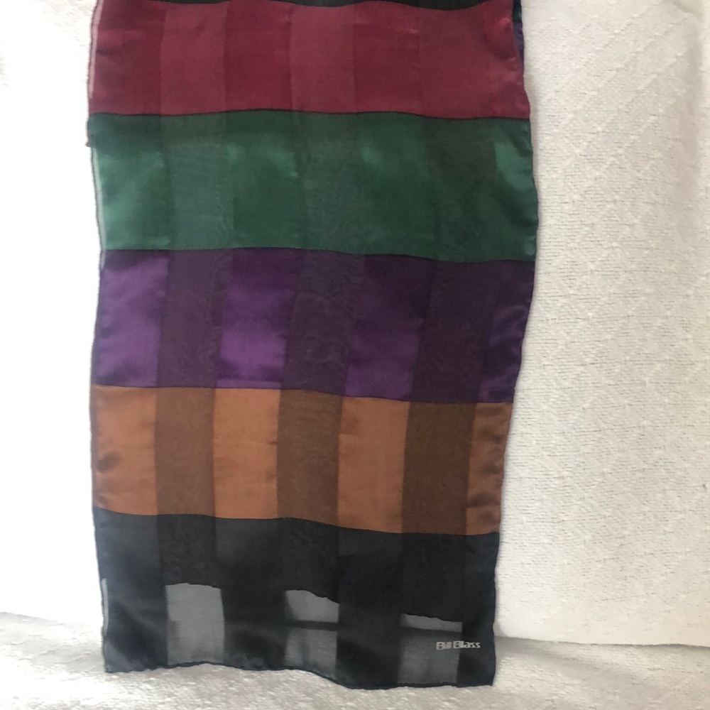 Beautiful silk scarf by Bill Blass.
